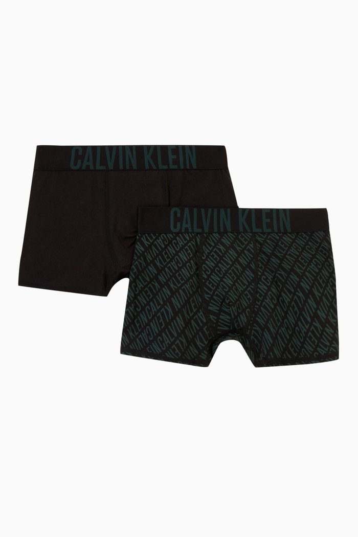 

Intense Power Logo Trunks in Organic Stretch Blend, Set of 2, Multicolour