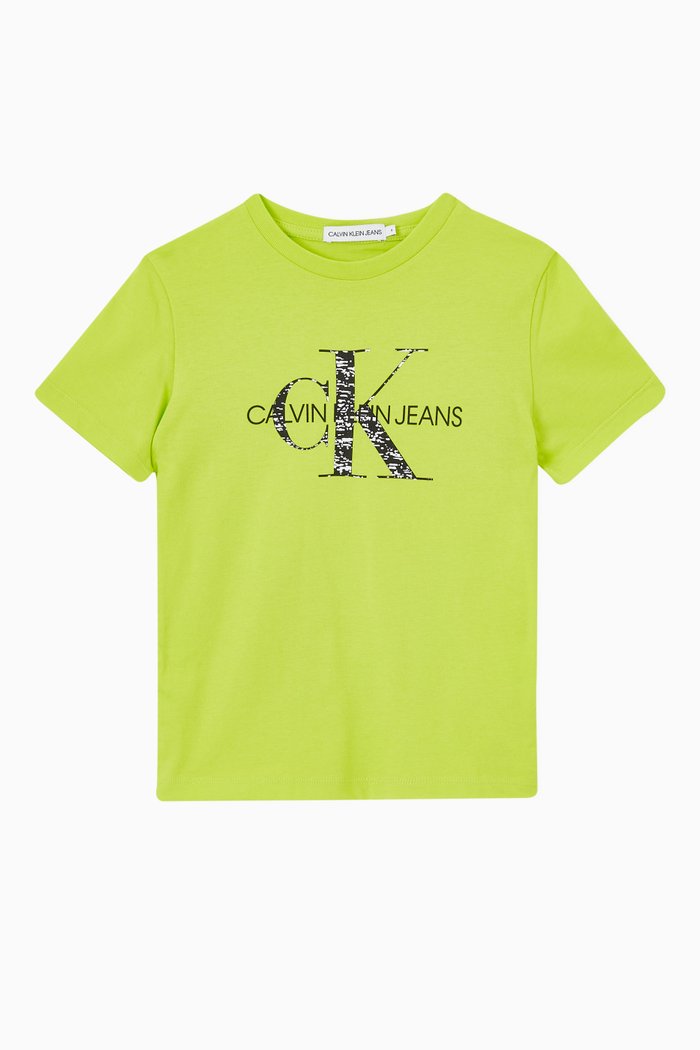 

Monogram T-shirt in Organic Jersey, Green