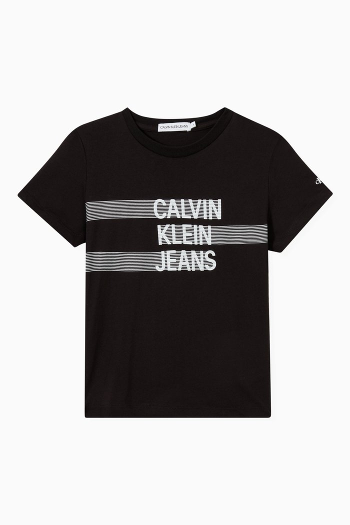 

Dimension Logo T-shirt in Jersey, Black
