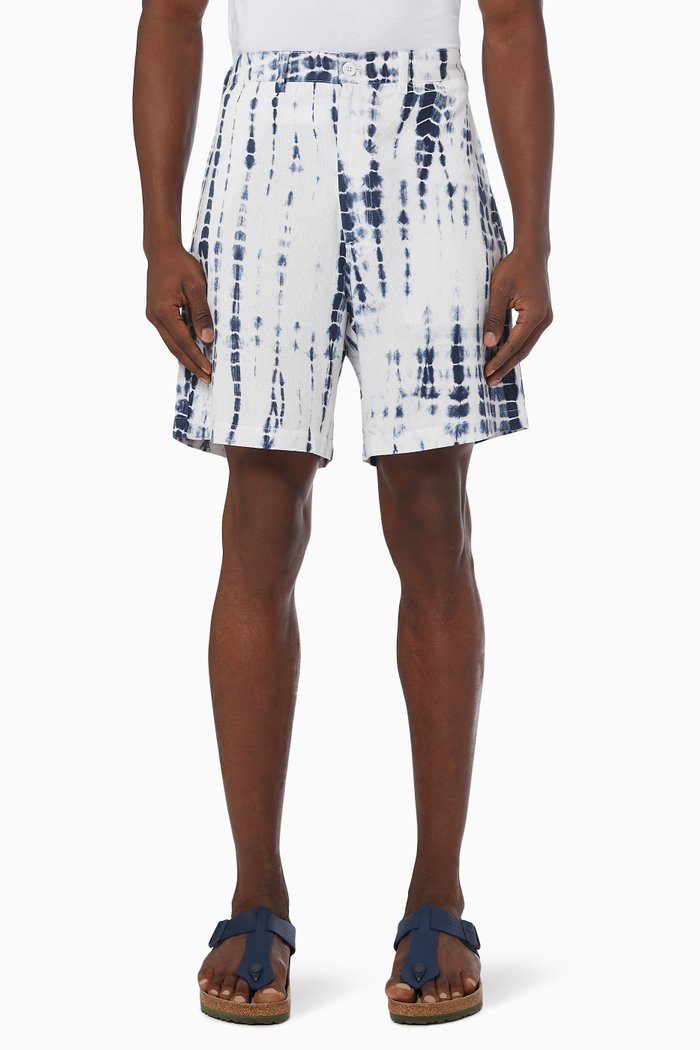 

Leeward Shorts in Herringbone Cotton, White