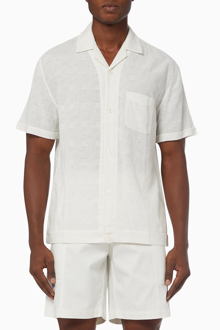 

Paraiso Shirt in Cotton Twill, Neutral
