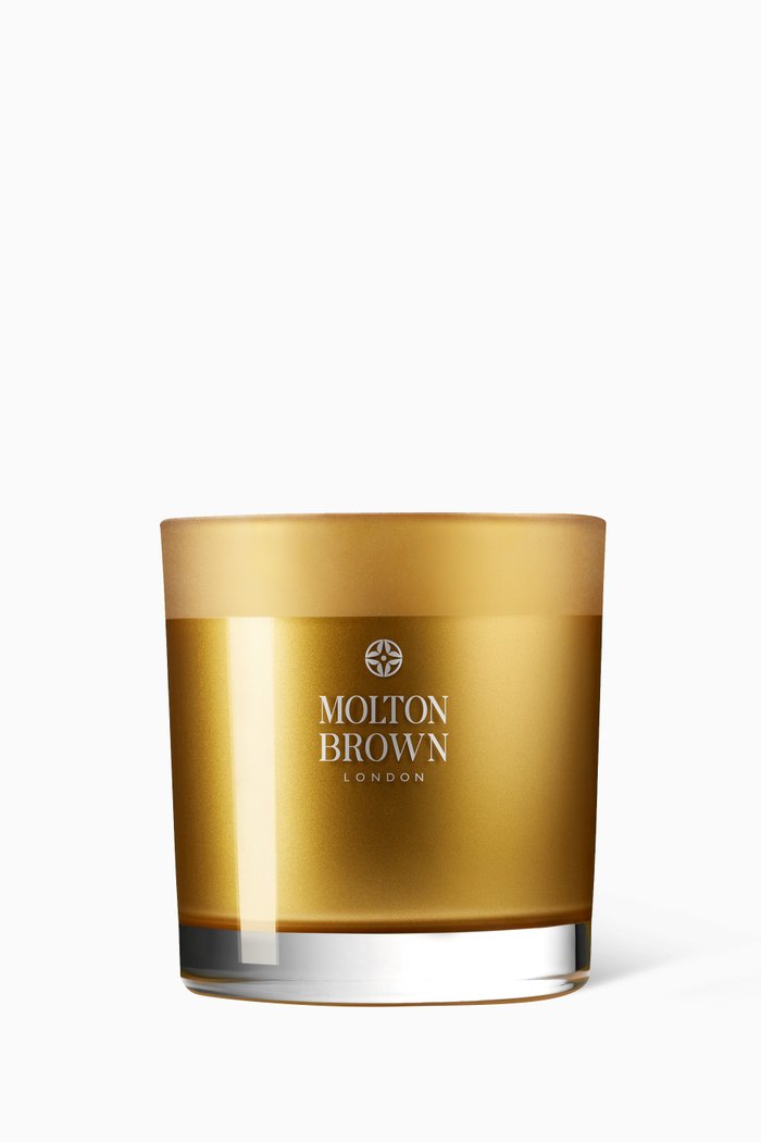 

Oudh Accord & Gold Three Wick Candle, 480g, Multicolour