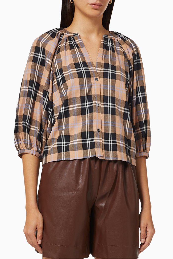 

Dill Top in Cotton Twill, Multicolour