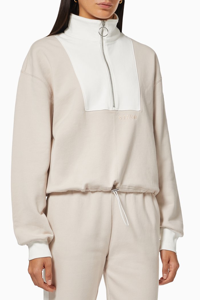 

Alys Sweatshirt in Cotton Fleece, Grey