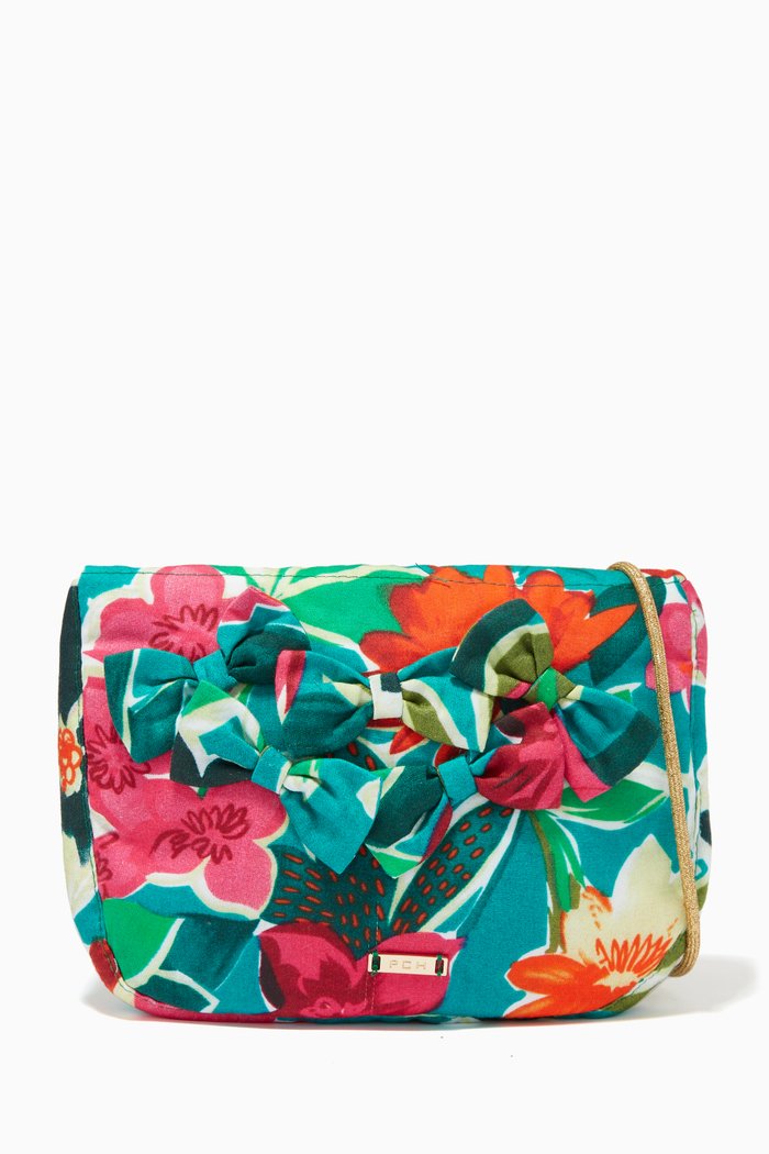 

Ariel Floral Cross Body Bag in Canvas, Multicolour