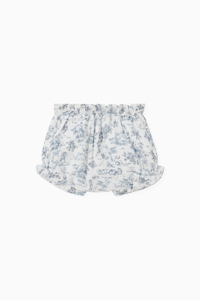 

Nabar Frill Shorts in Cotton, Neutral