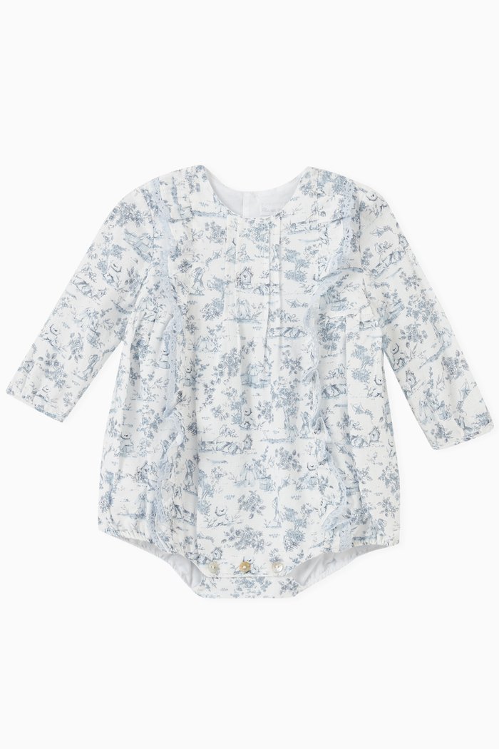 

Nella Lace Trimmed Bodysuit in Cotton, Neutral