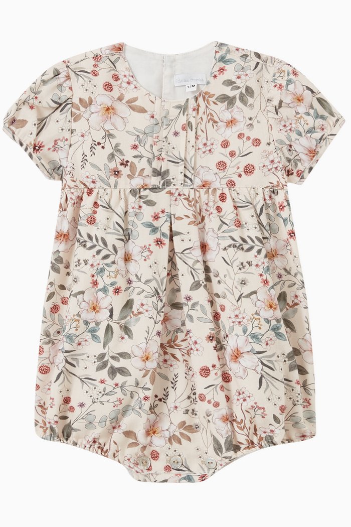 

Nenet Floral Bodysuit in Cotton, Neutral