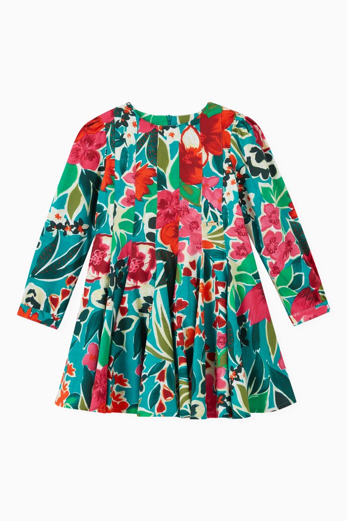 

Alena Printed Dress in Cotton, Multicolour