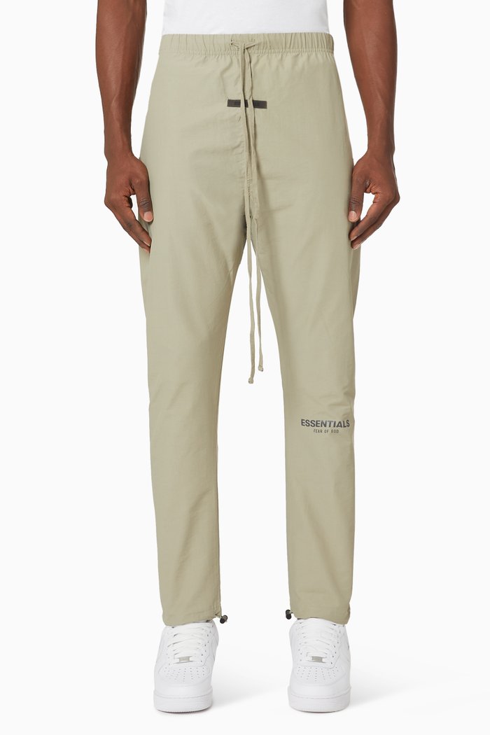 

Track Pants in Cotton, Green