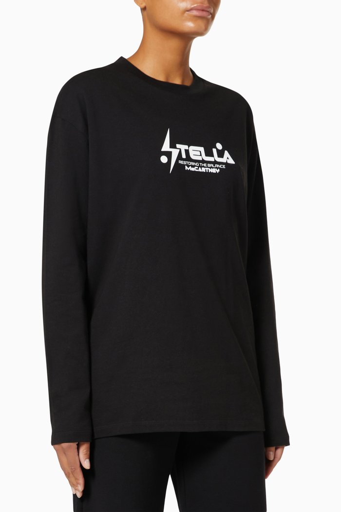 

x Tom Tosseyn Stella Logo T-Shirt in Organic Cotton, Black