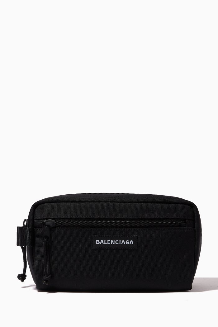 

Explorer Washbag in Recycled Nylon, Black