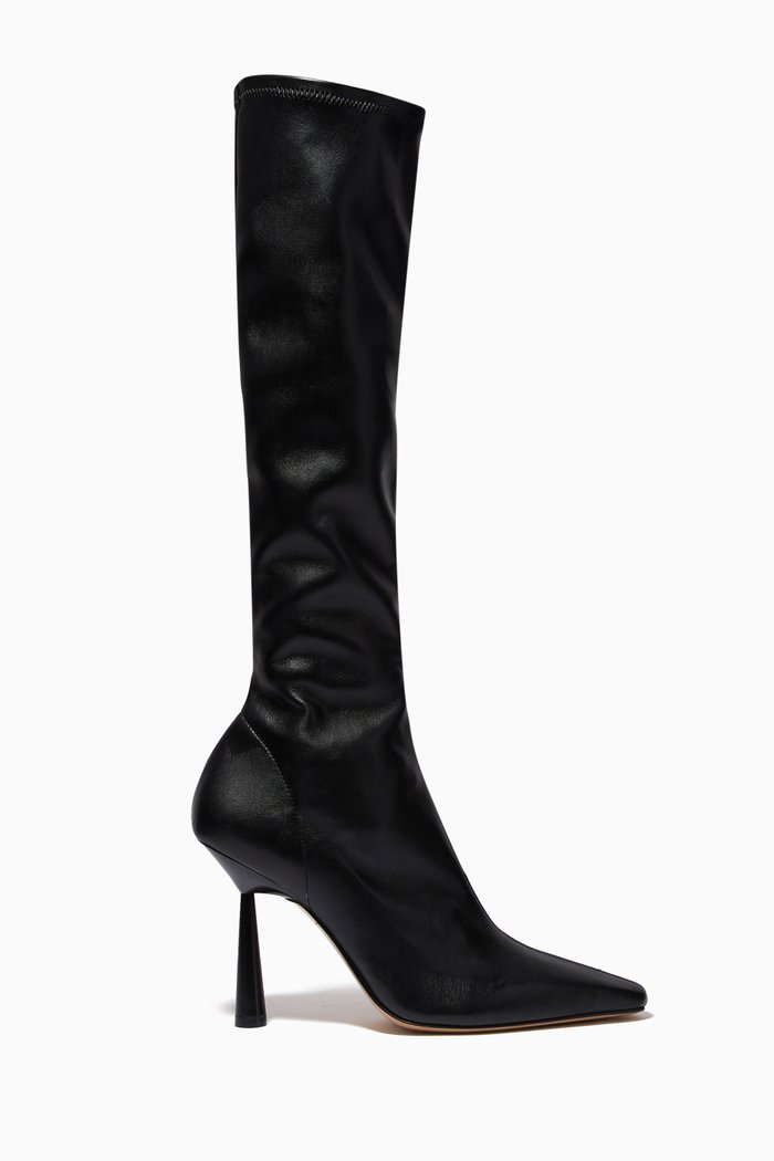 

x RHW Rosie 8 100 Boots in Eco Leather, Black