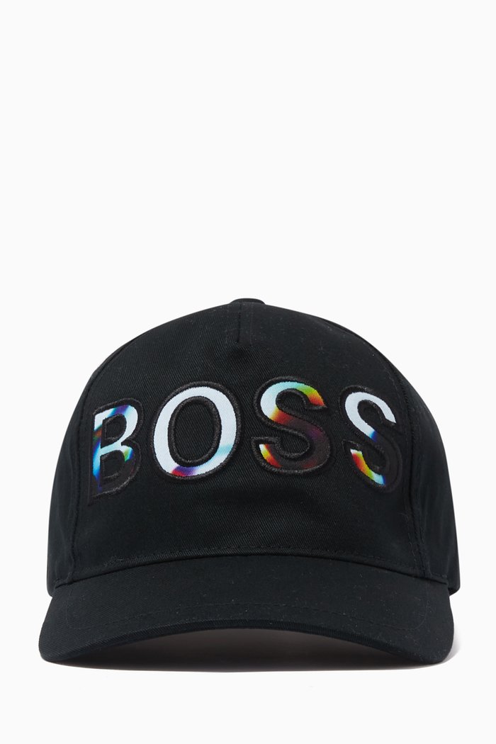 FDigital Cap in Cotton Twill, Black