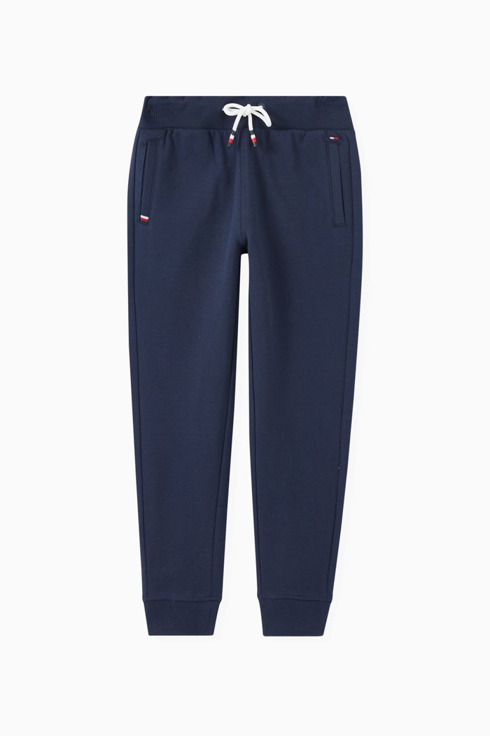 

Logo Embroidery Jogger Pants in Organic Cotton Terry, Blue
