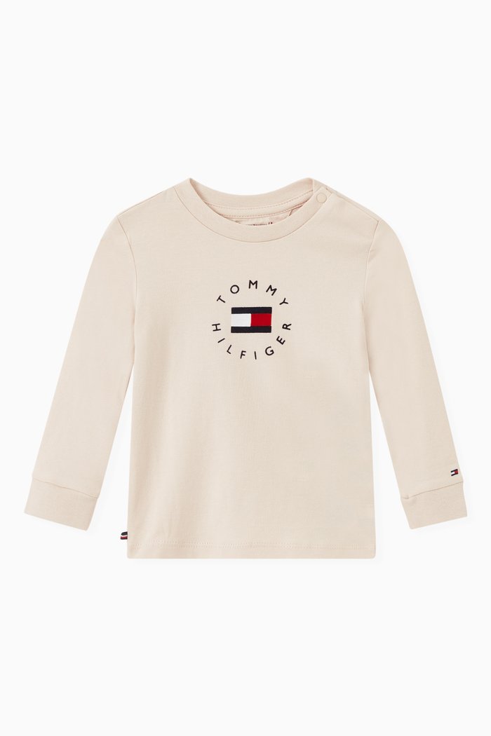 

Circle Logo T-shirt in Stretch Organic Cotton, Neutral