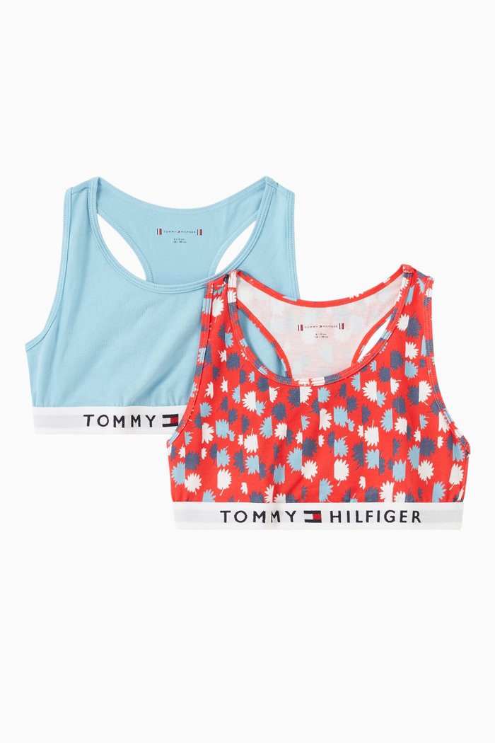 

Racerback Bralette in Stretch Organic Cotton, Set of 2, Multicolour