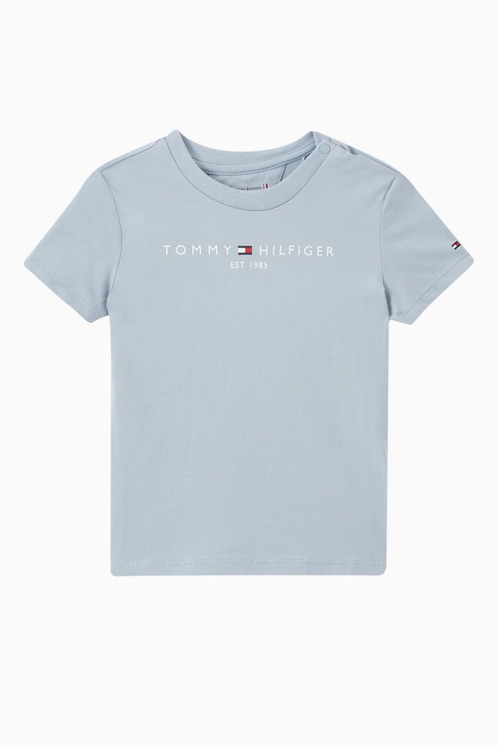 Essential T-shirt in Organic Cotton Jersey, Blue