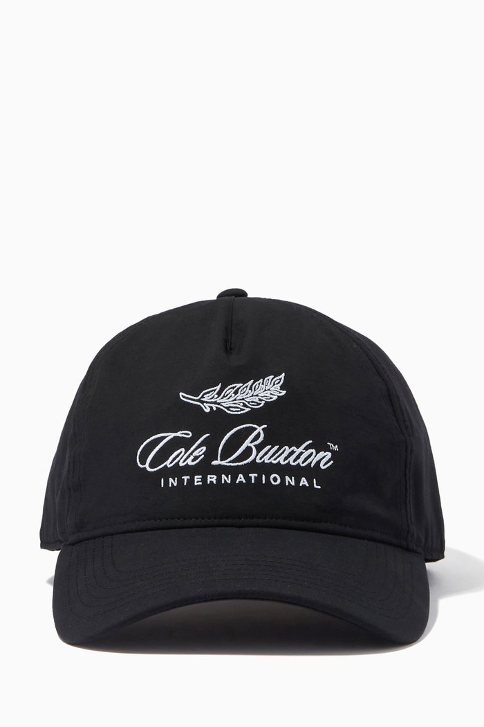 

International Baseball Cap in Nylon, Black