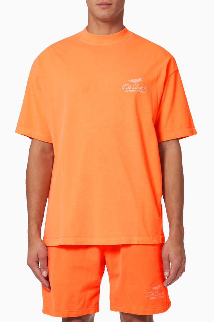 

International T-shirt in Cotton Jersey, Orange