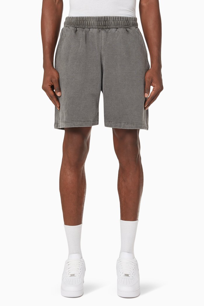 

Warm Up Shorts in Heavyweight Cotton Jersey, Grey