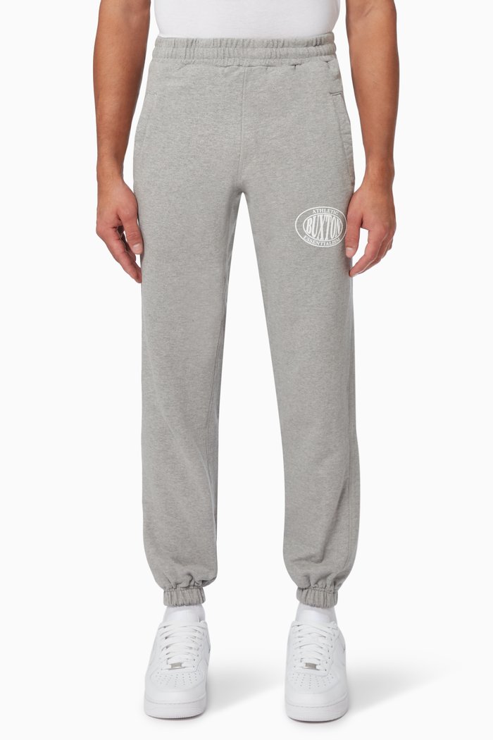 

Athletic Logo Sweatpants in Loopback Cotton, Grey