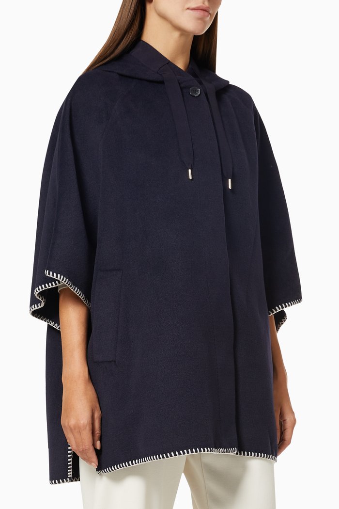 

Sonda Hooded Cape, Blue
