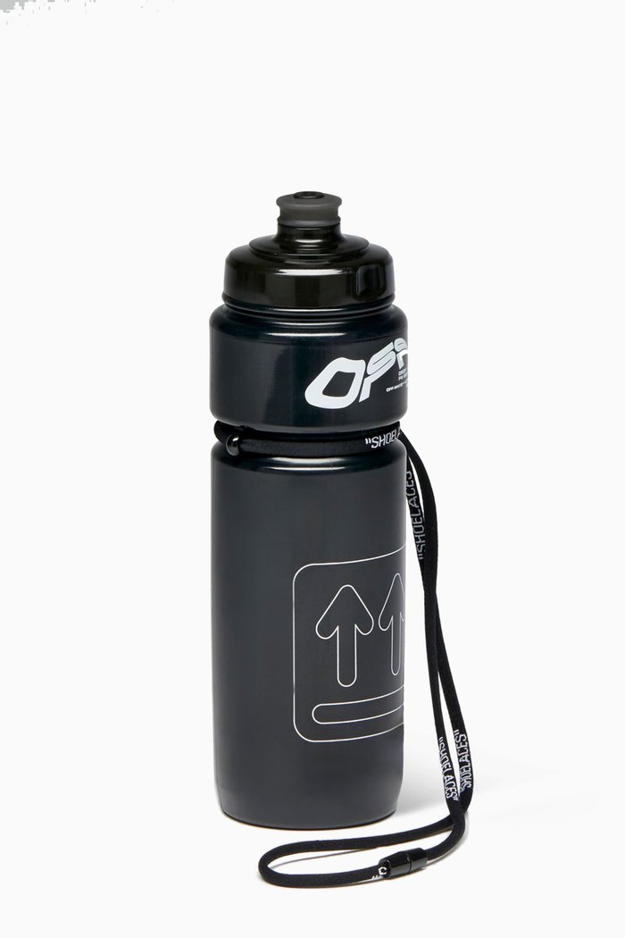

Logo Reusable Water Bottle in Polyester, Black