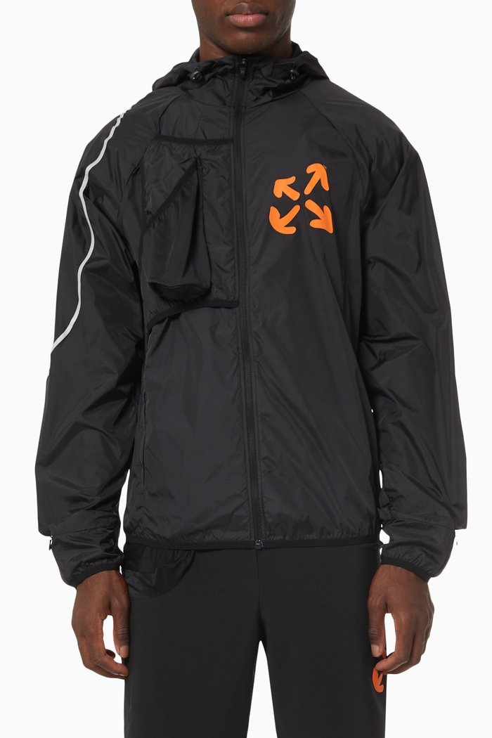 

Active Field Jacket in Technical Nylon, Black