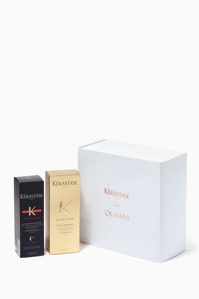 

8H Serum & Elixir Hair Oil Set, Multicolour