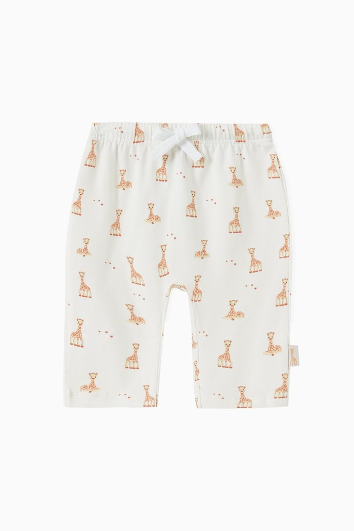 

Giraffe Print Pants in Cotton, Neutral