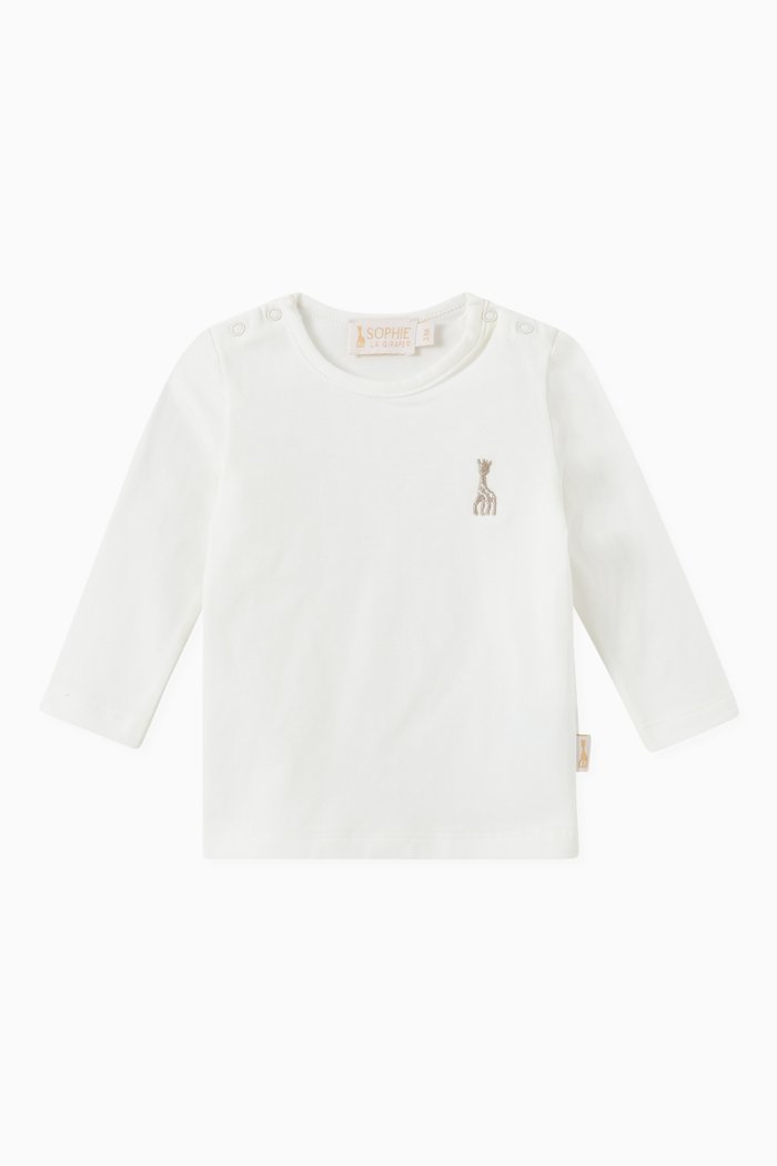 

Long Sleeve T-shirt in Organic Cotton Jersey, Neutral