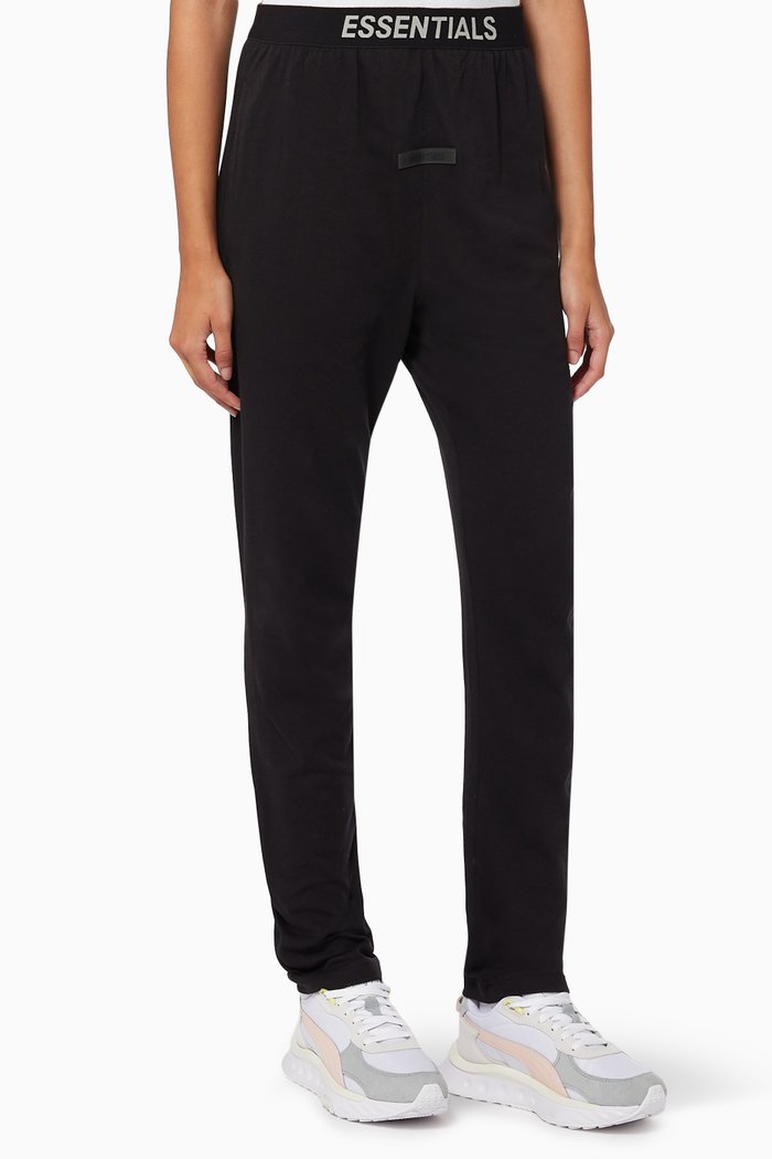 

Lounge Pants in Cotton, Black