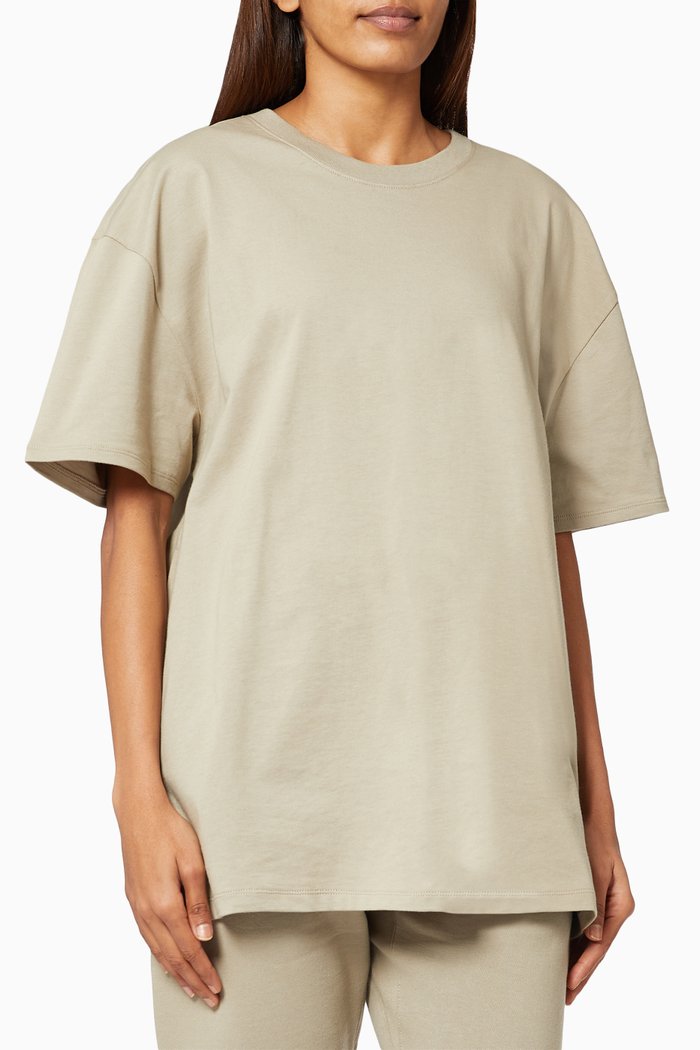 

Short Sleeve T-shirt in Cotton, Green