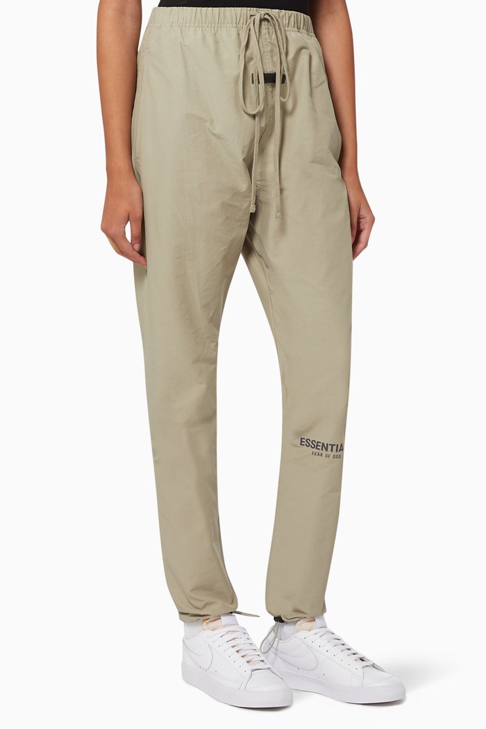 

Track Pants in Cotton, Green