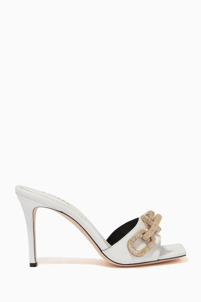 

Catena 95 Sandals in Nappa, White