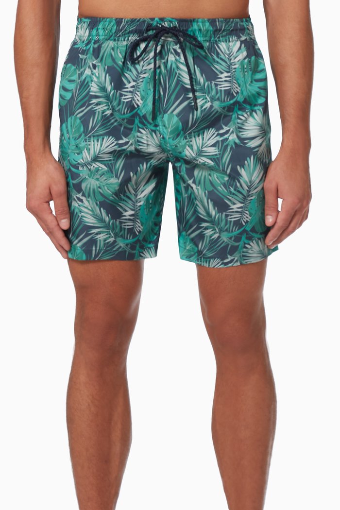 

Rio Swim Shorts with Tropical Print, Multicolour