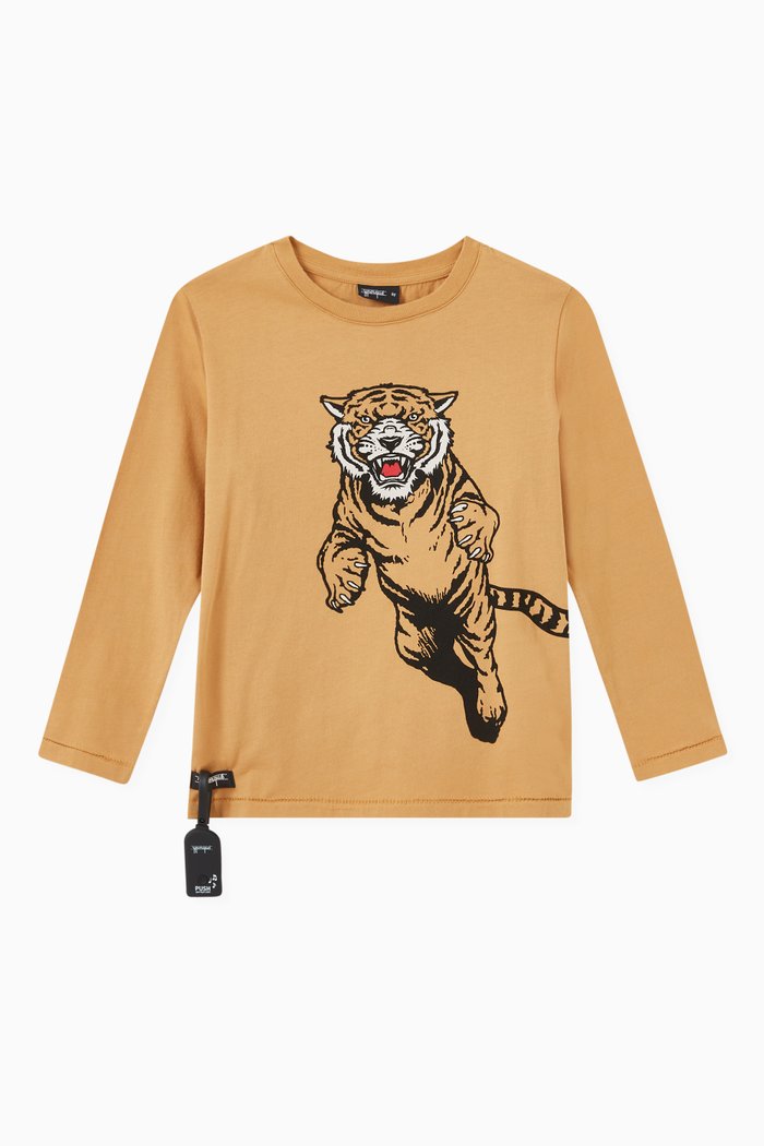 

Tiger Sound T-shirt with Sound Device, in Cotton, Neutral