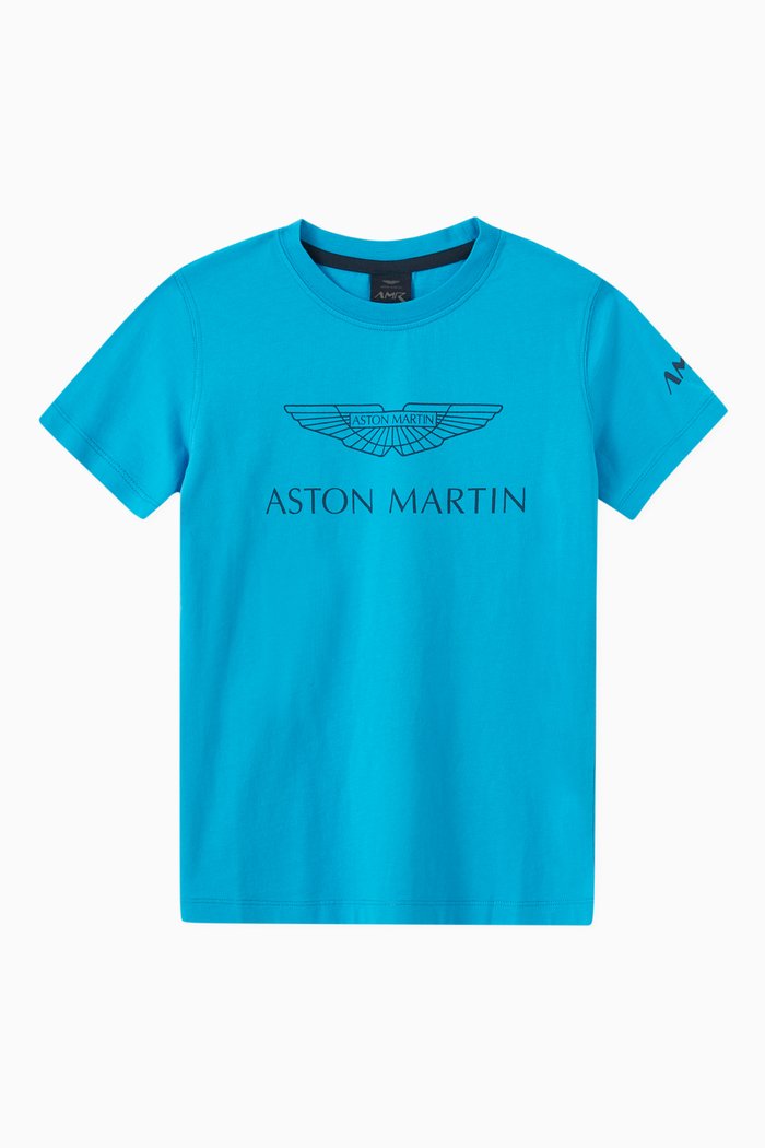 

Aston Martin Racing Logo T-shirt in Jersey, Blue