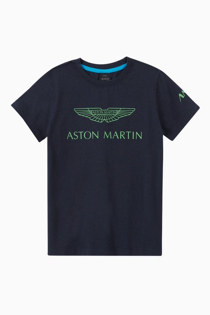 

Aston Martin Racing Logo T-shirt in Jersey, Blue