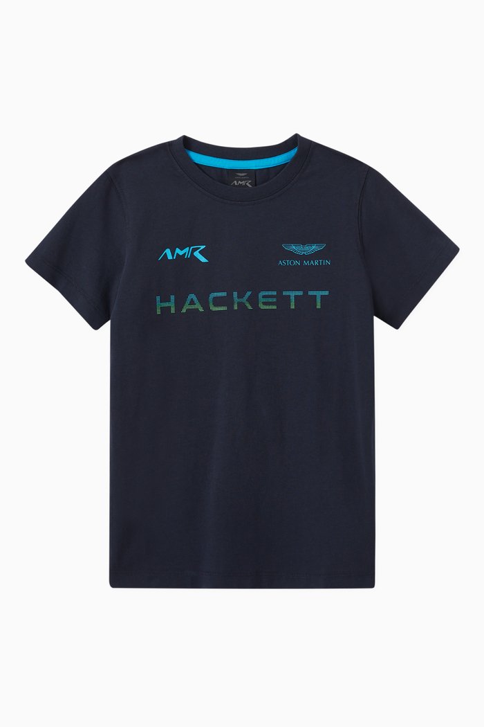 

Aston Martin Racing Logo T-shirt in Jersey, Blue