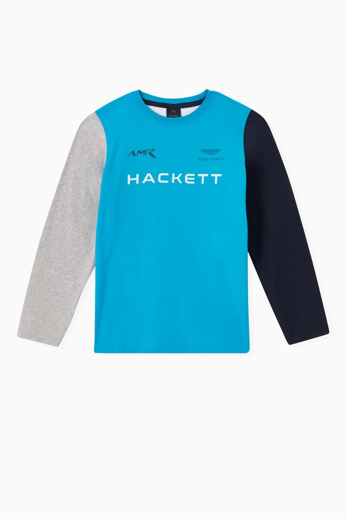 

Colour-block T-shirt in Cotton, Multicolour