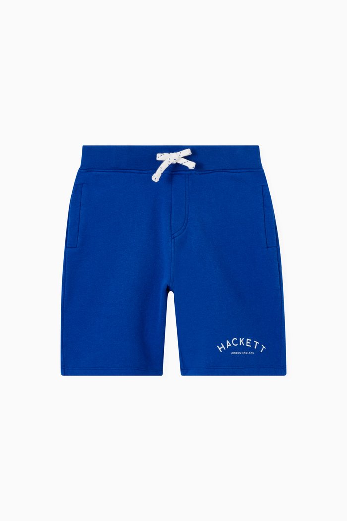 

Logo Shorts in Cotton, Blue
