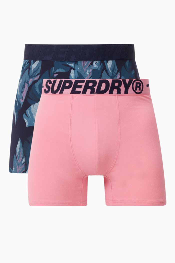 

Logo Boxers in Stretch Organic Cotton, Set of 2, Multicolour