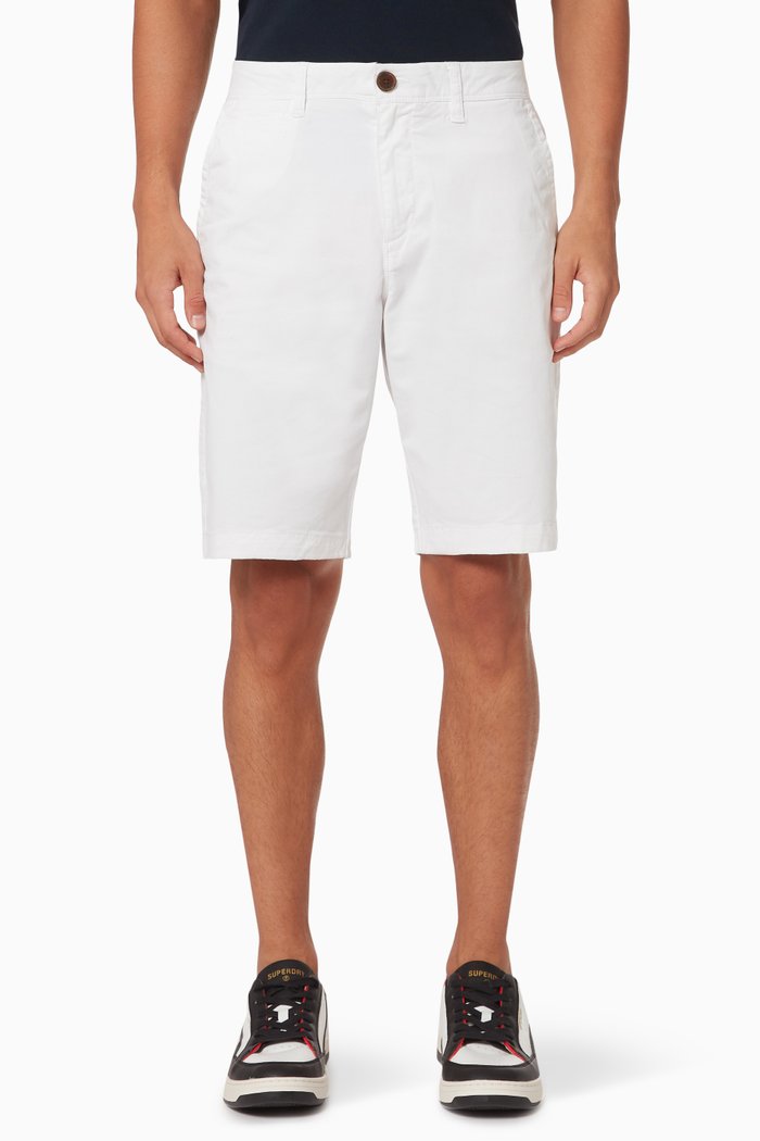 

International Shorts in Cotton, White