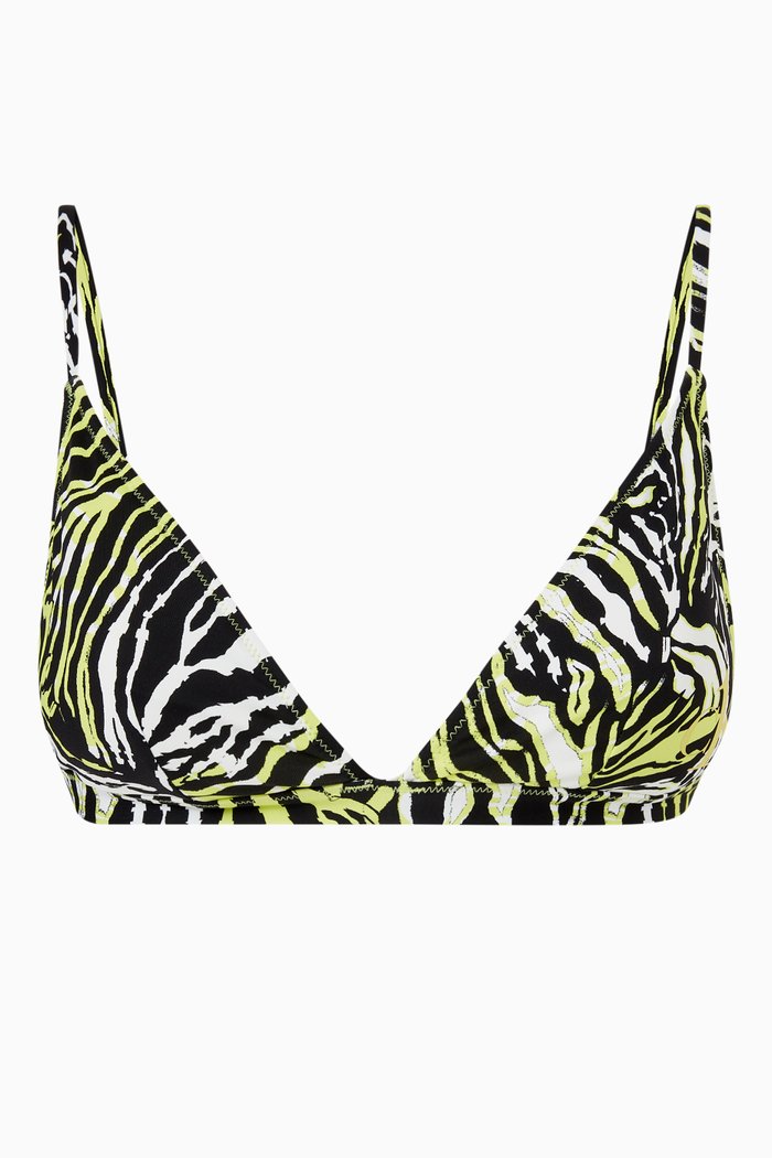 

Triangle Bikini Top in Recycled Blend, Green