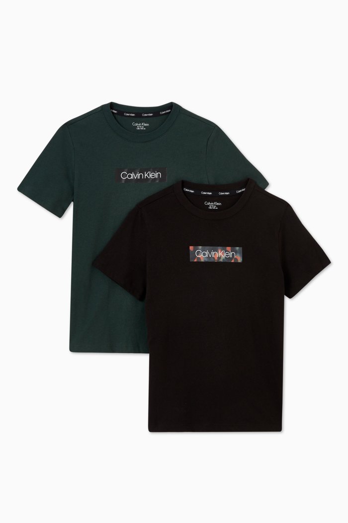 

Logo T-shirt in Organic Jersey, Set of 2, Multicolour