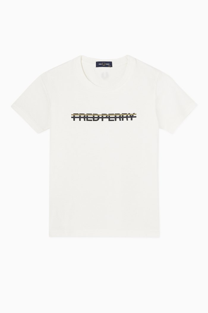 

Twin Tipped Graphic T-shirt in Cotton Jersey, White