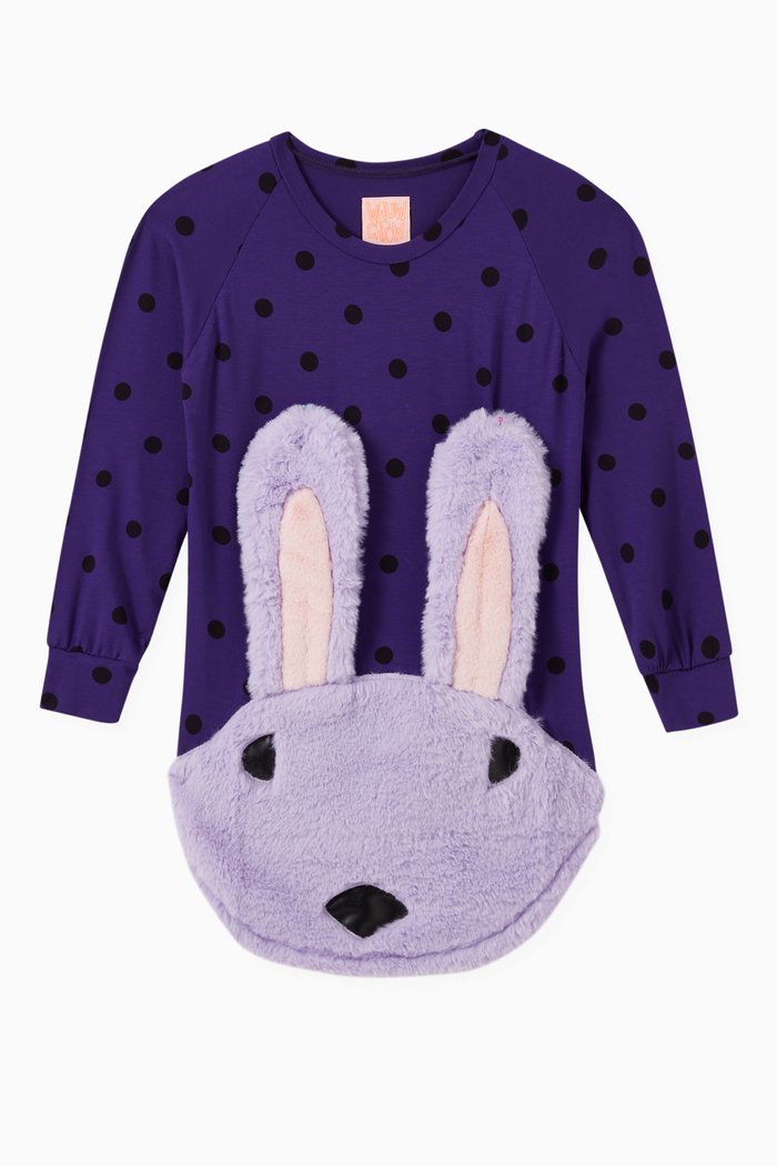 

Bun Bun Dress in Knit, Purple