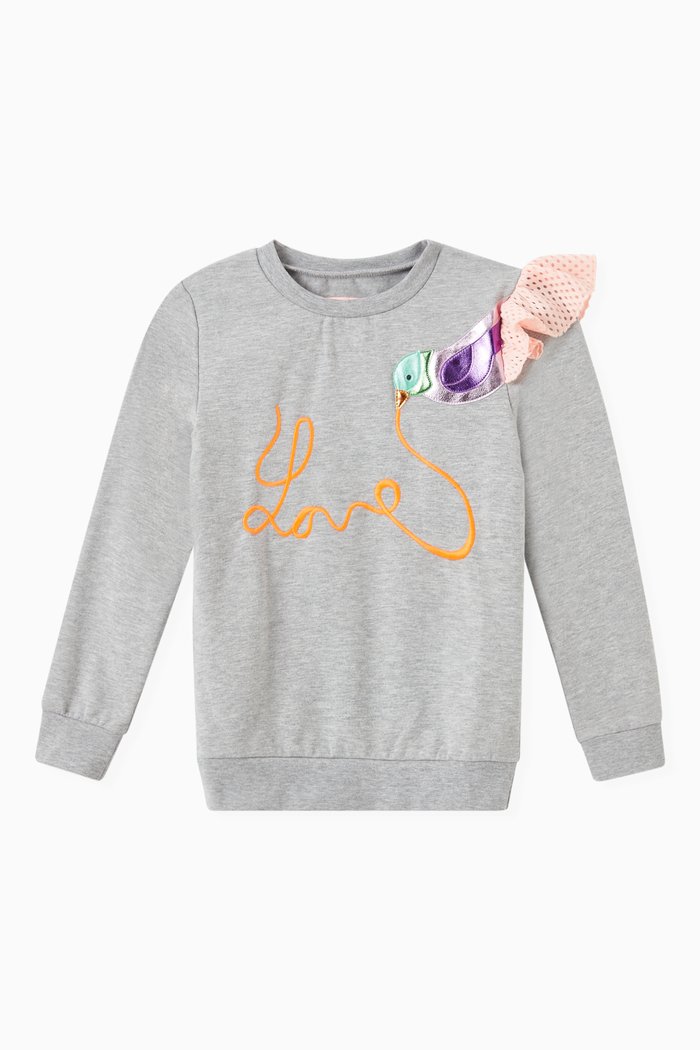 

Lucia Love Sweatshirt in Knit, Grey